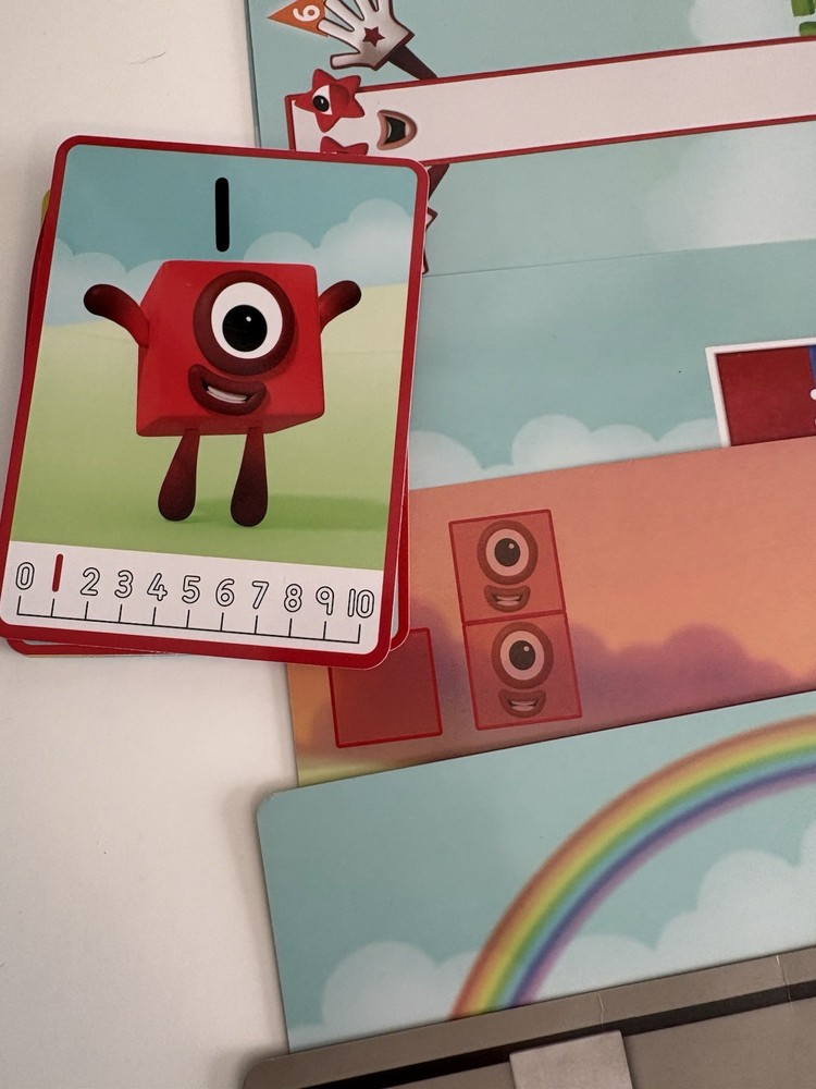 Numberblocks MathLink Cubes 1-10 Activity Set w Cards Mats & Cubes Incomplete