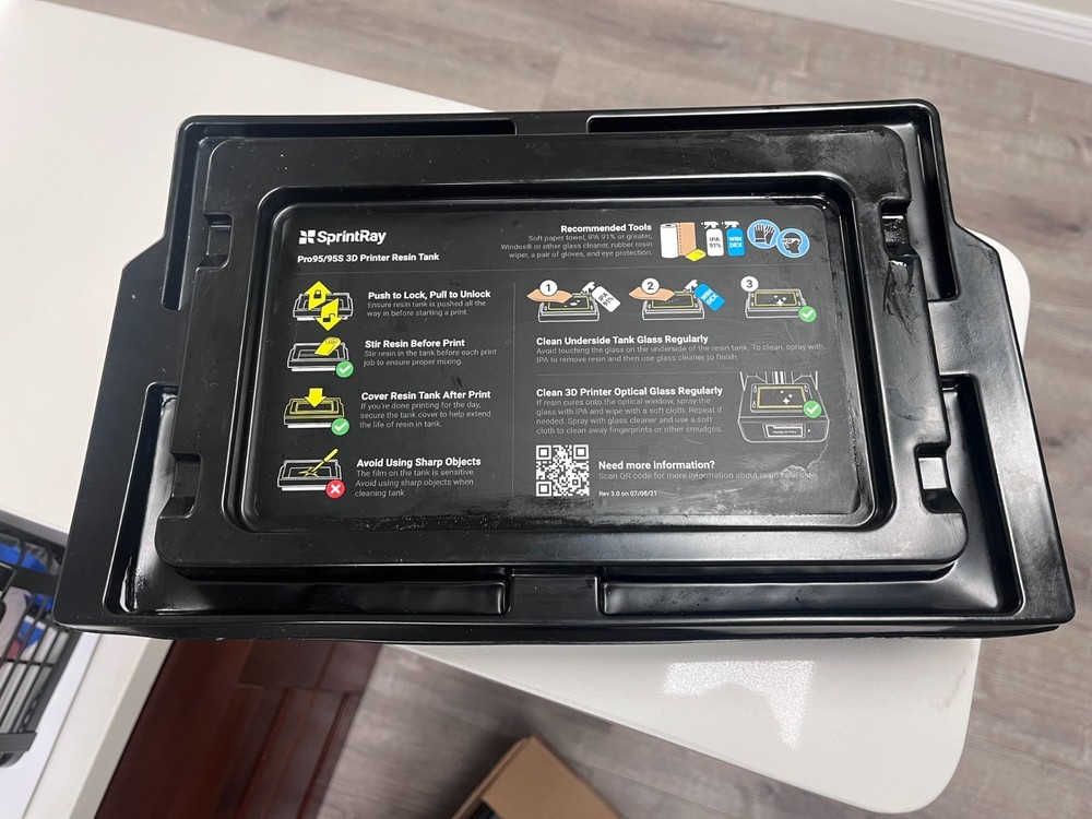 Sprintray 3D Printer Resin Tanks