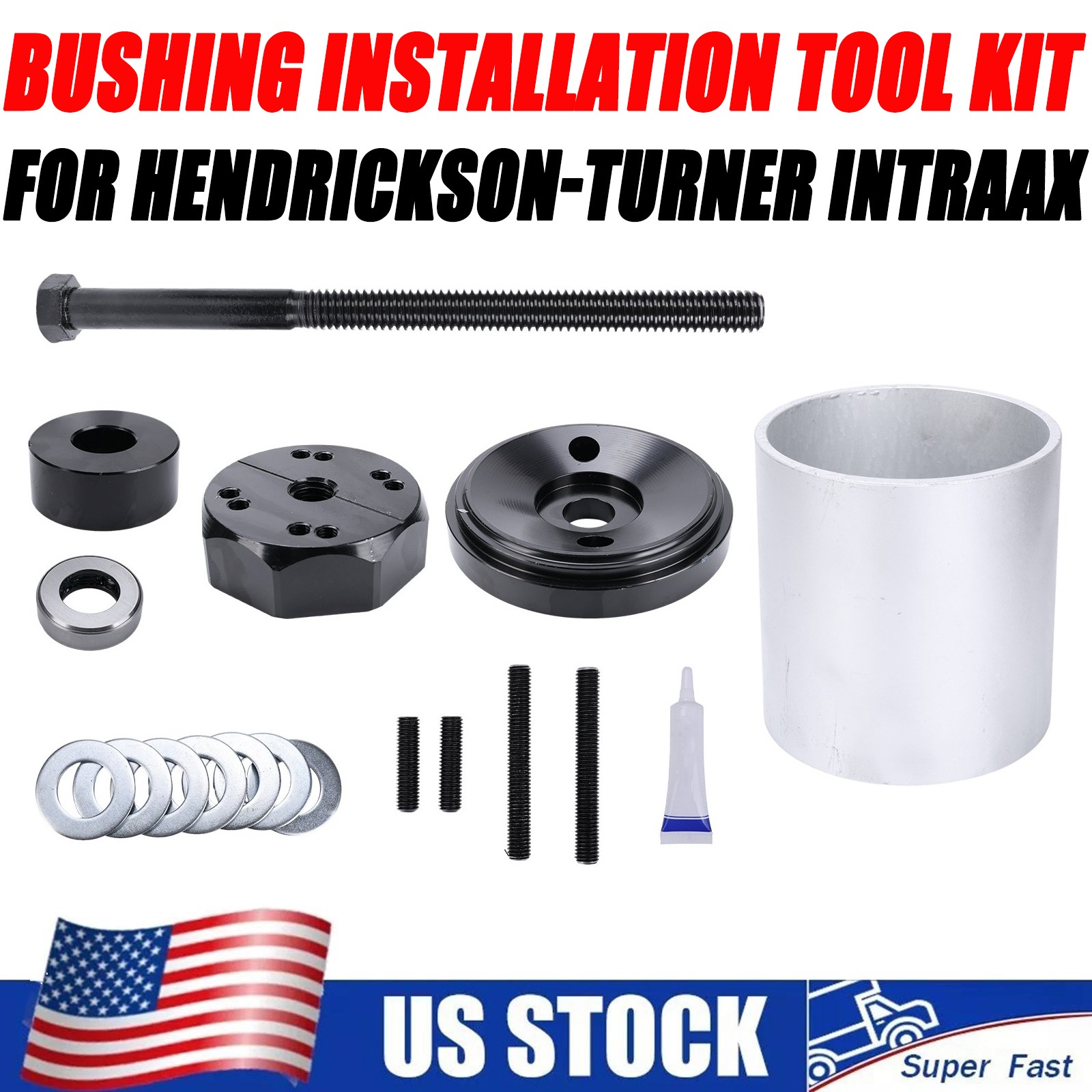 S21307 Bushing Installation Tool Kit For Hendrickson Turner Intraax Wide Bushing