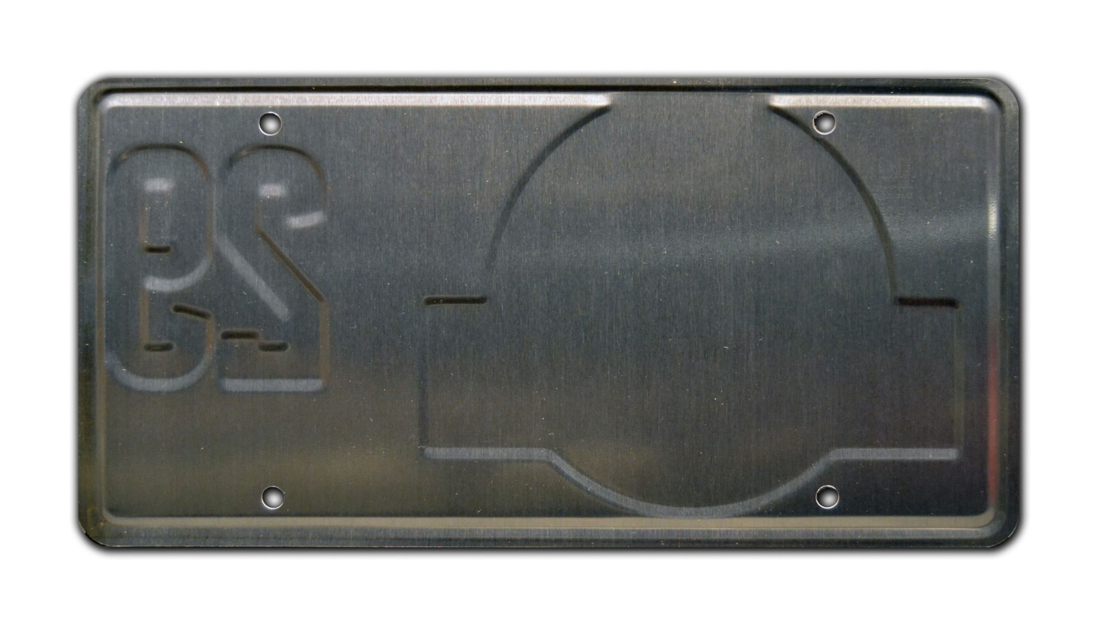 Jurassic World | Hammond’s Jeep | Weathered | STAMPED Replica Prop License Plate