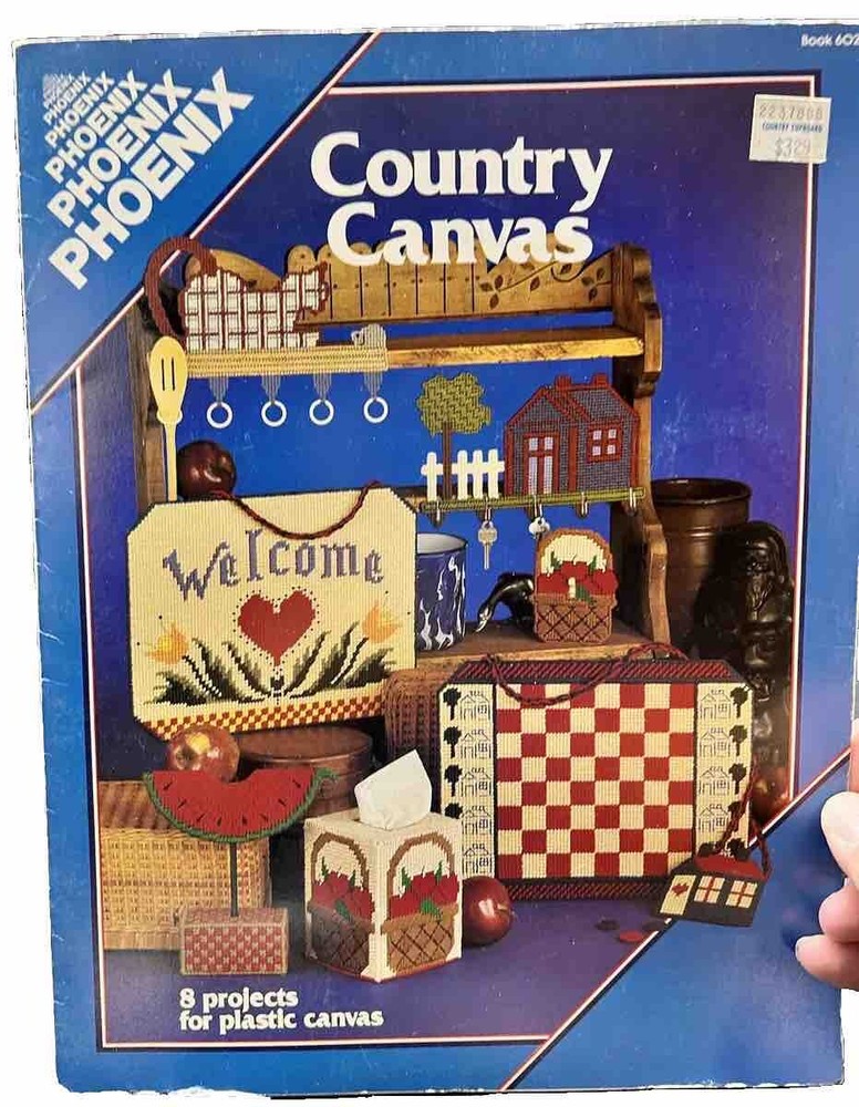 Phoenix Country Canvas Plastic Canvas Leaflet 8 Projects For Plastic Canvas 1986