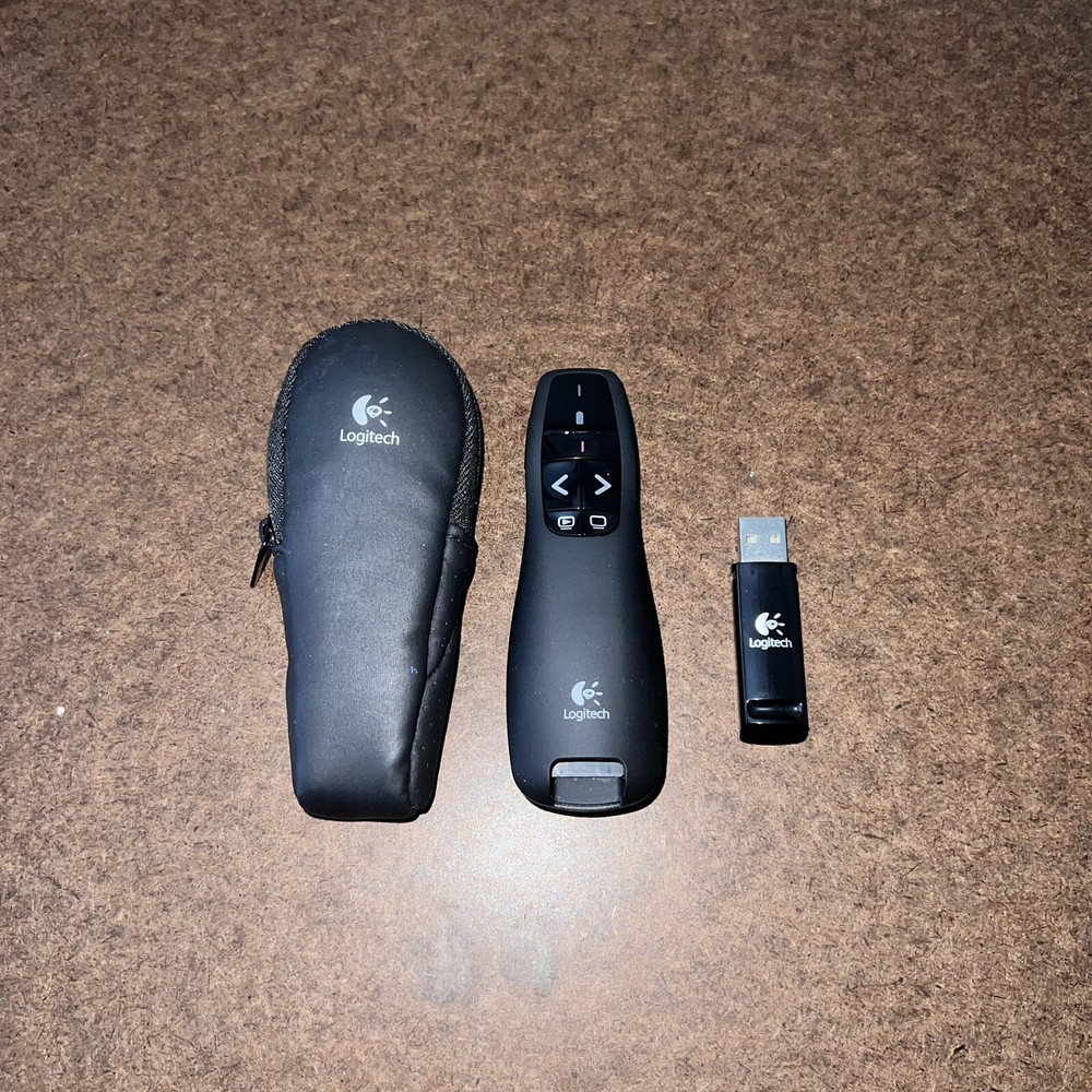 Logitech R400 Laser Presentation Remote - Black