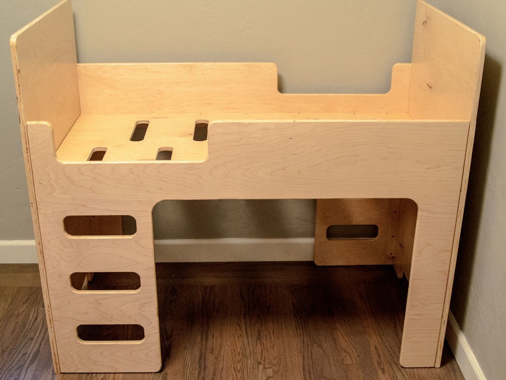 Children's Bed - Router Plotter Cut Vector CNC file 011