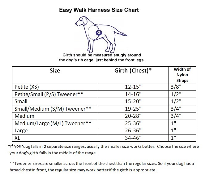 PetSafe Easy Walk Harness Medium Royal/Navy