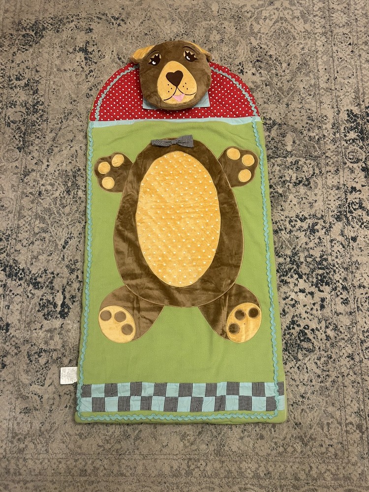 Mackenzie Childs Sleeping Bag-Bear-Child Size