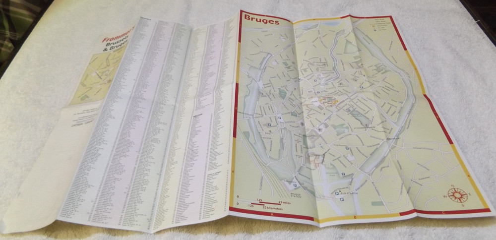 FROMMER'S BRUSSELS & BRUGES 2008 ROAD MAP