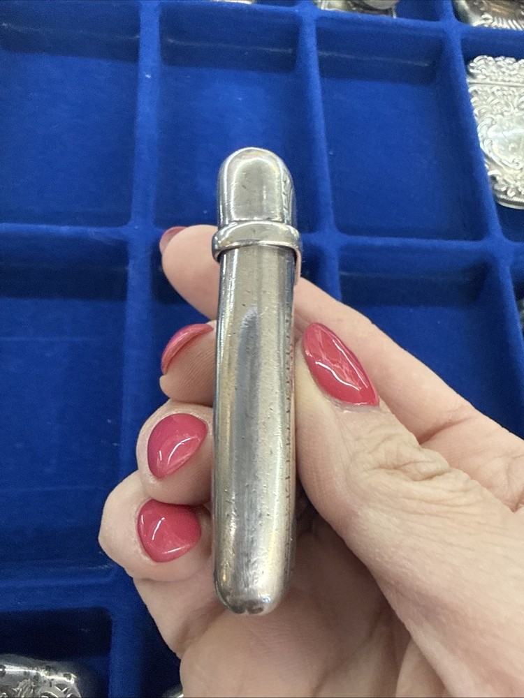 Antique Sterling Silver match safe