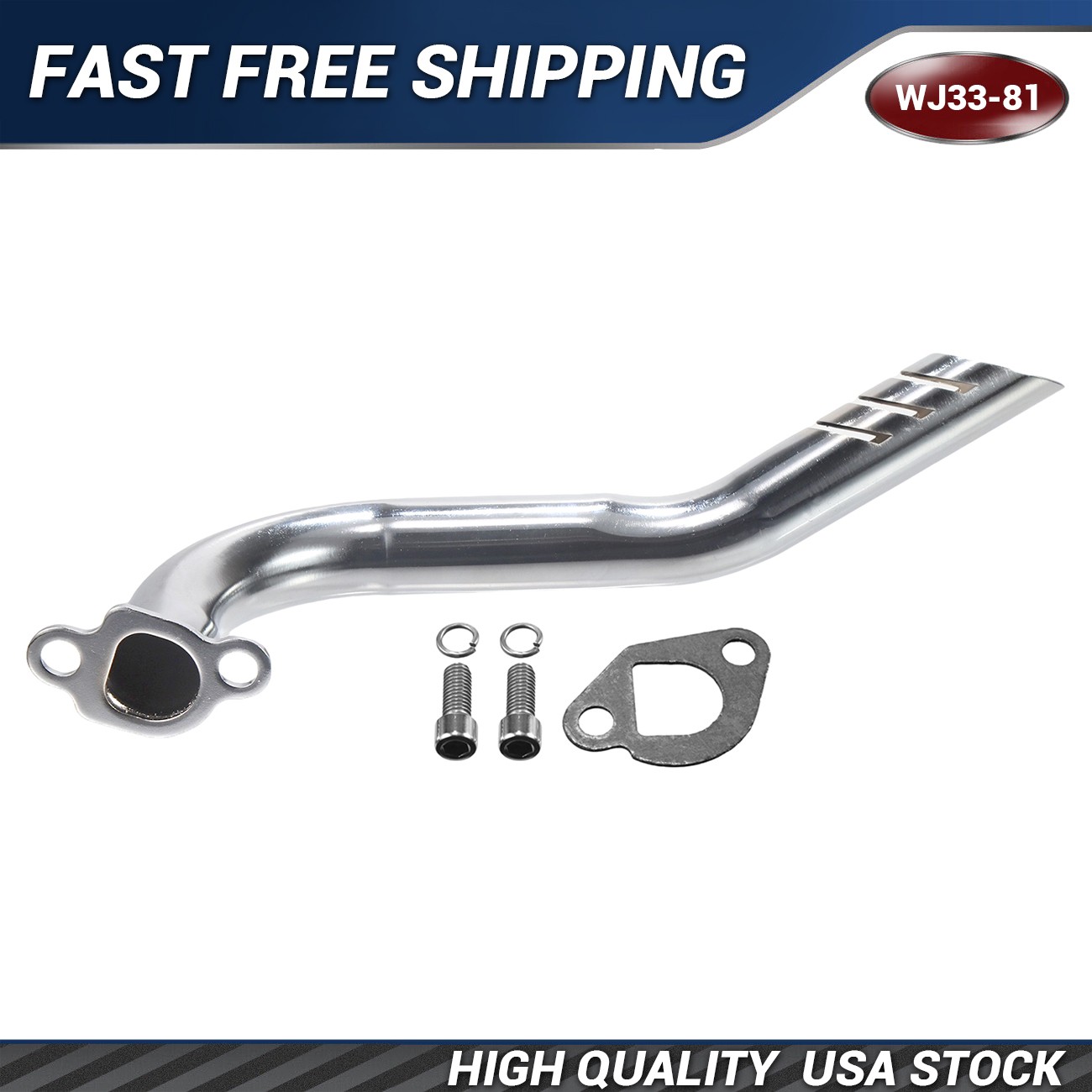 Exhaust Pipe Header Kit for Predator 212cc 224cc 196cc Mini Bike