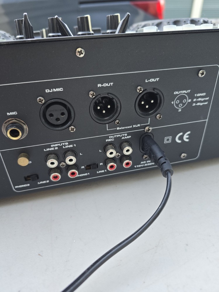 Technical Pro DMXP6 Double CD Mixer with USB, Scratch and BPM