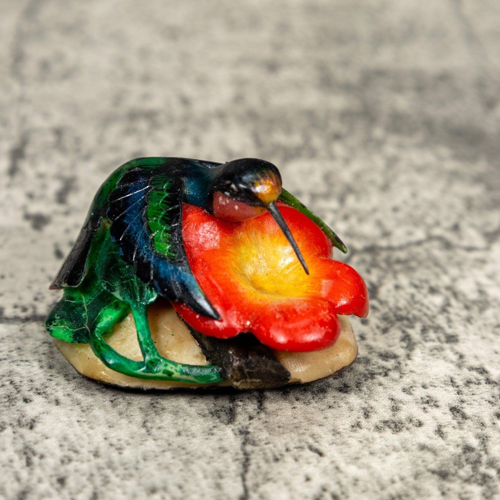 Hummingbird Tagua Carving