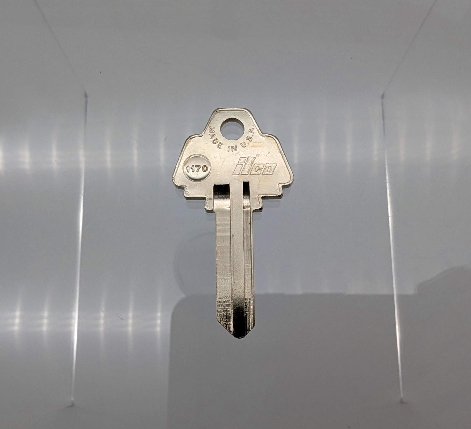 5x Ilco 1170 Key Blanks fits Older Challenger & Hollymade Locks Nickel Plated