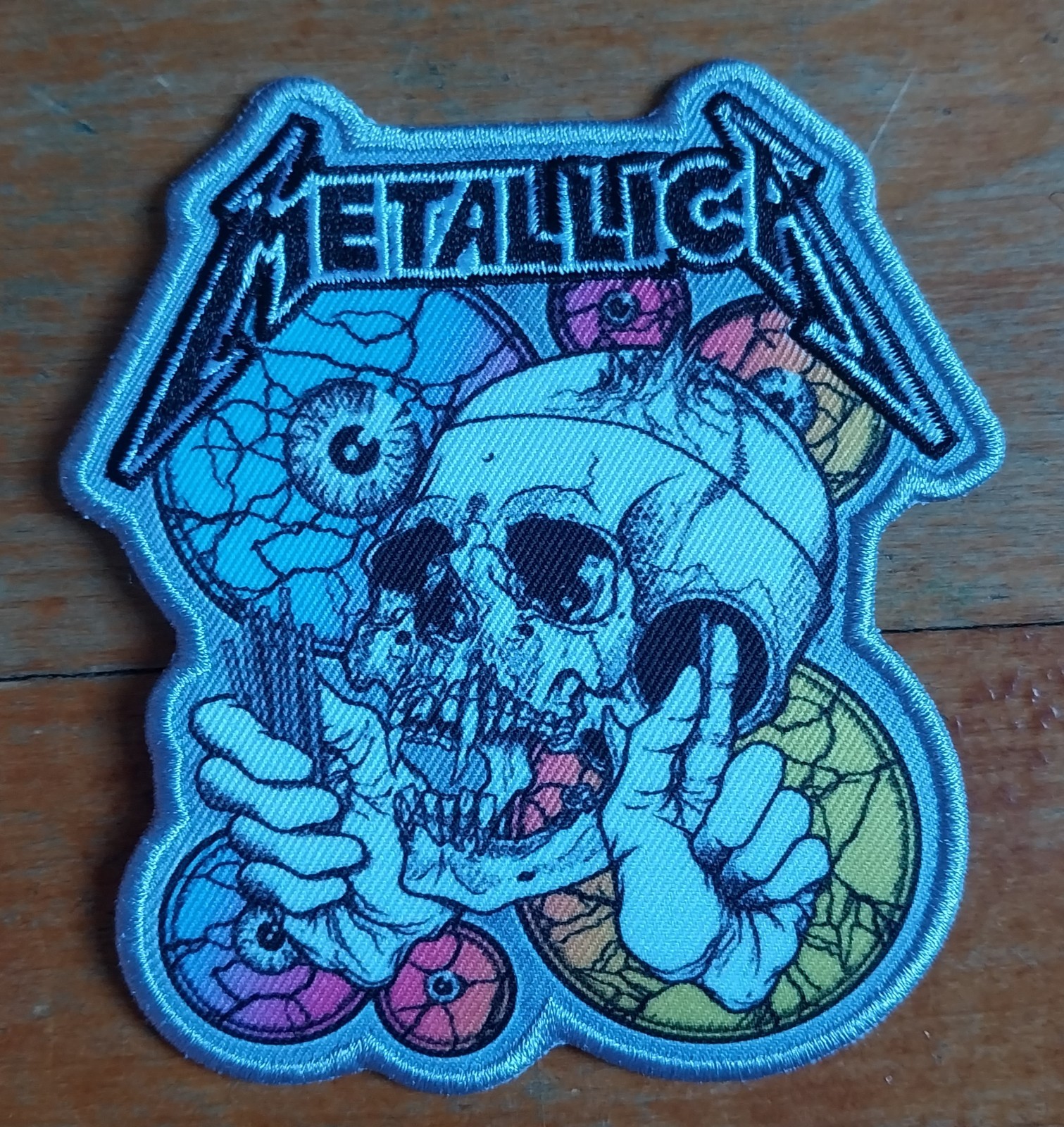 METALLICA Shortest Straw Licensed Heavy Metal Band Iron On Battle Jacket PATCH