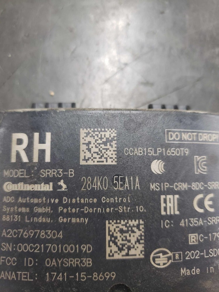 2021 VERSA Right Blind Spot Control Module ID# 284K05EA1A