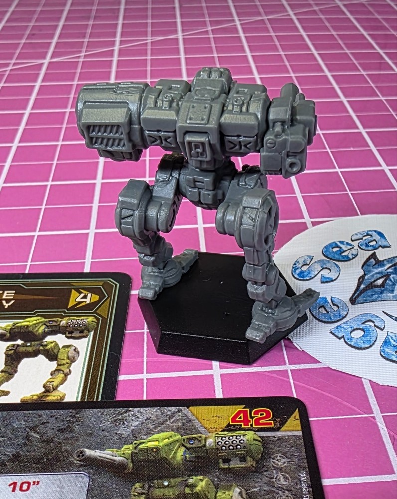 BattleTech Argus Mech -- Second Star League Assault Lance + Cards