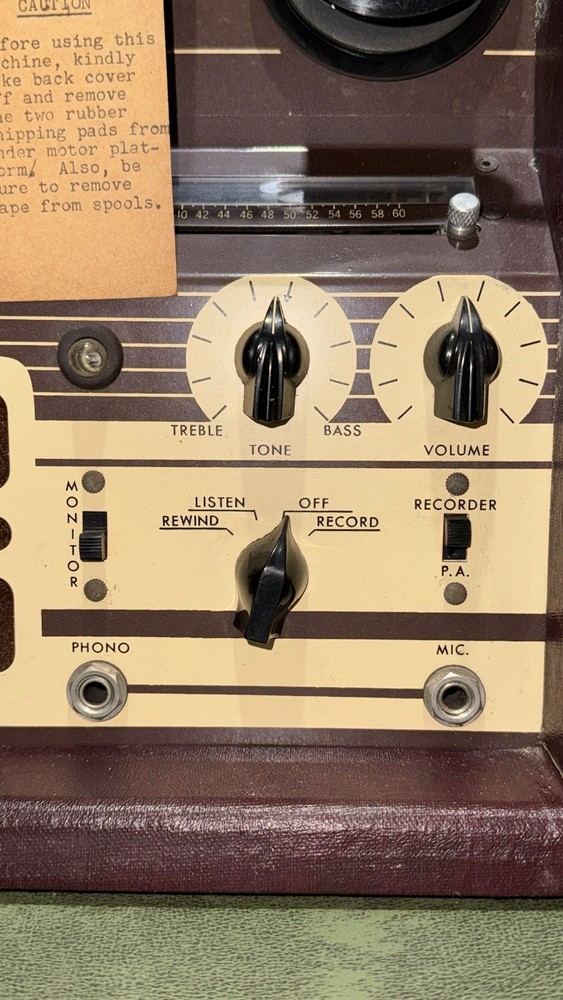 MCA DICTASCRIBER Wire Recorder