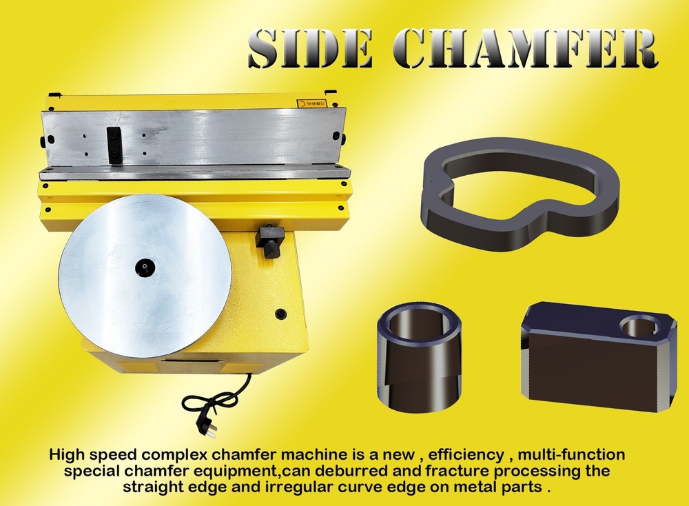 220V High Speed Chamfering Machine Industry Sliding Rail Chamfering Machine 1HP