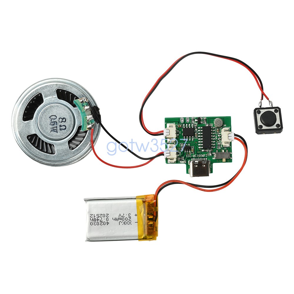 Lot Recordable Sound Module 8M MP3 Record & Play for Birthday Card DIY Projects