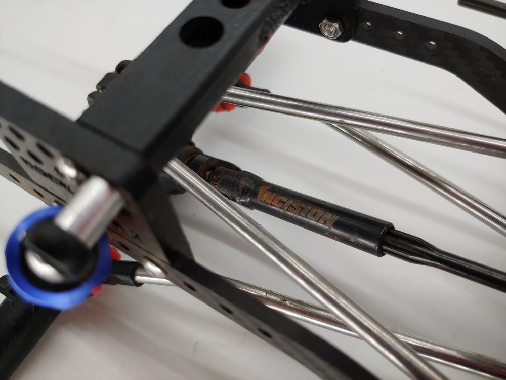 CUSTOM CLASS 2 ROCK CRAWLER 1/10 4X4 ROLLER SLIDER CHASSIS GARAGE HACK WERX KYOS