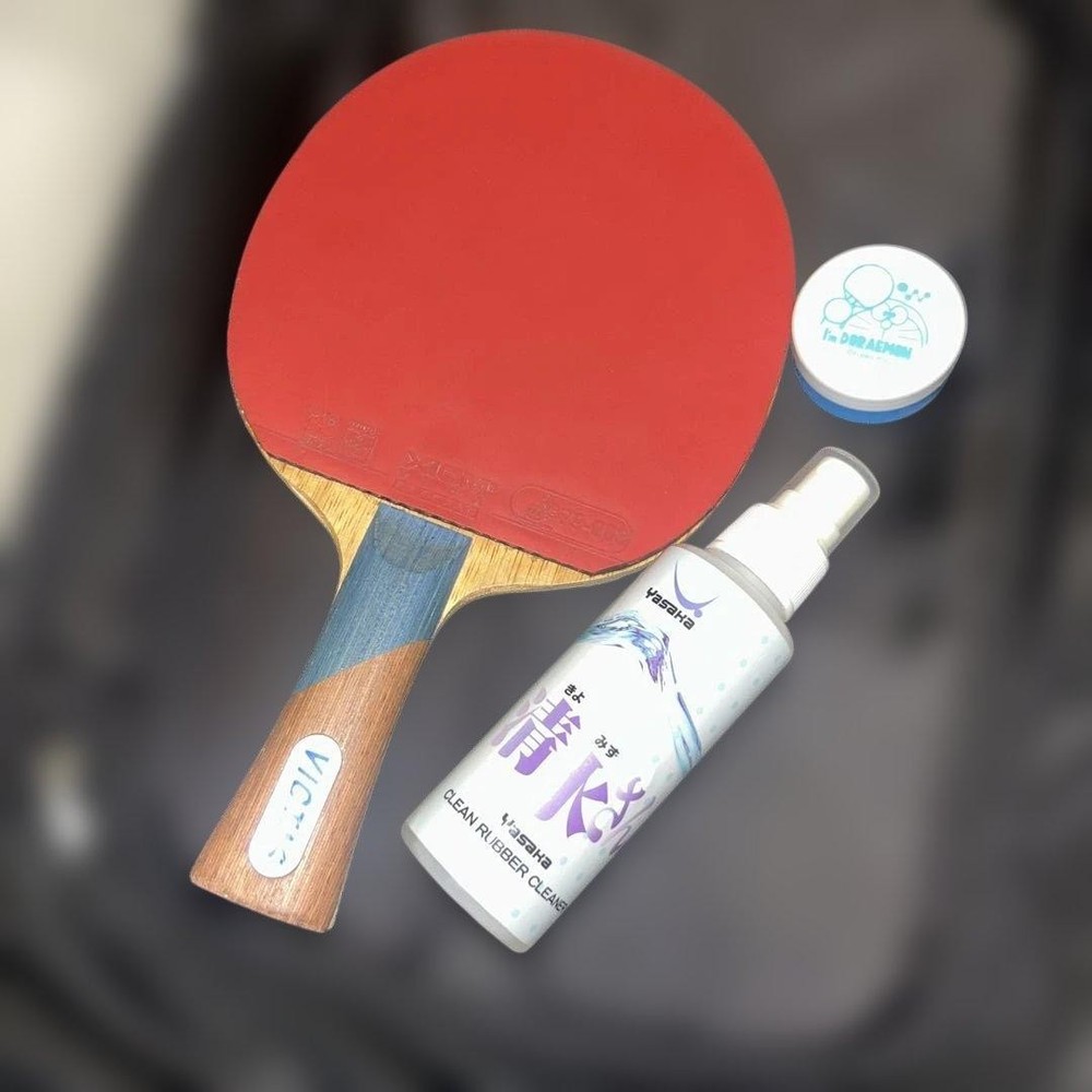 Table tennis racket VICTAS racket set with grain for competition