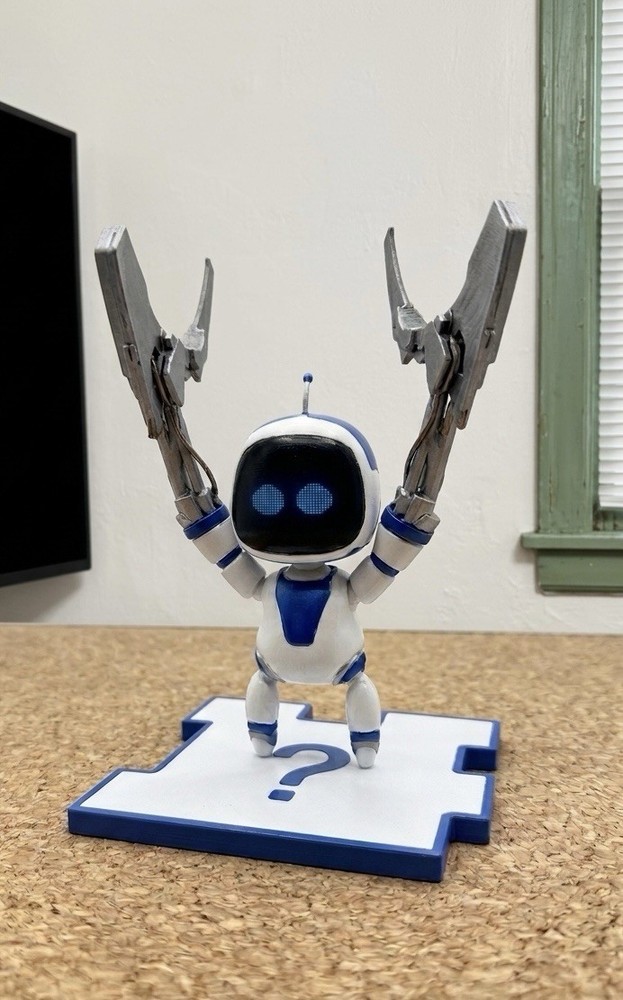 Astro-Bot Controller Stand - Custom CLAW HANDS Ediion - PS5 Dualsense Display