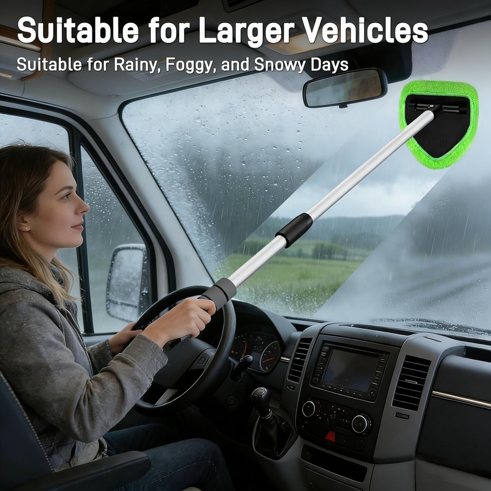29-inch Windshield Cleaner Tool – Car Interior Window Cleaning Kit