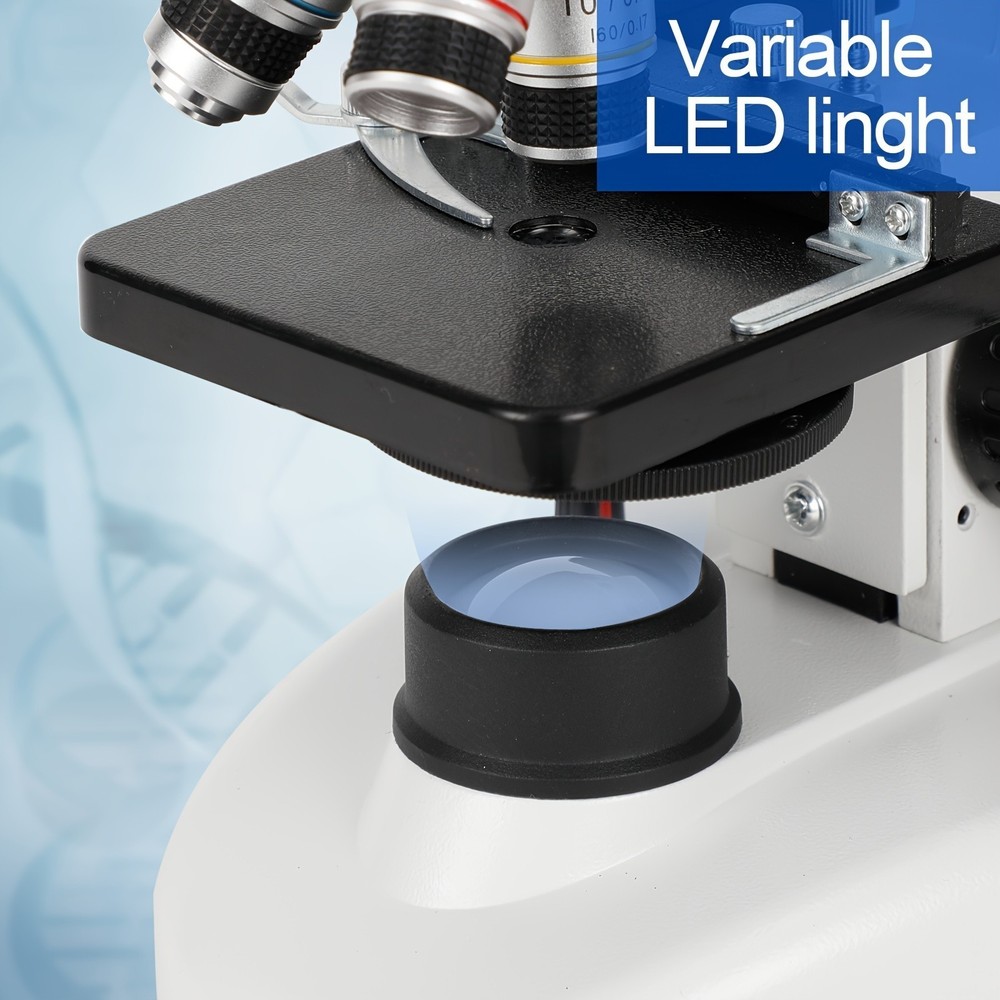 High-definition professional biological trinocular microscope with LCD display a