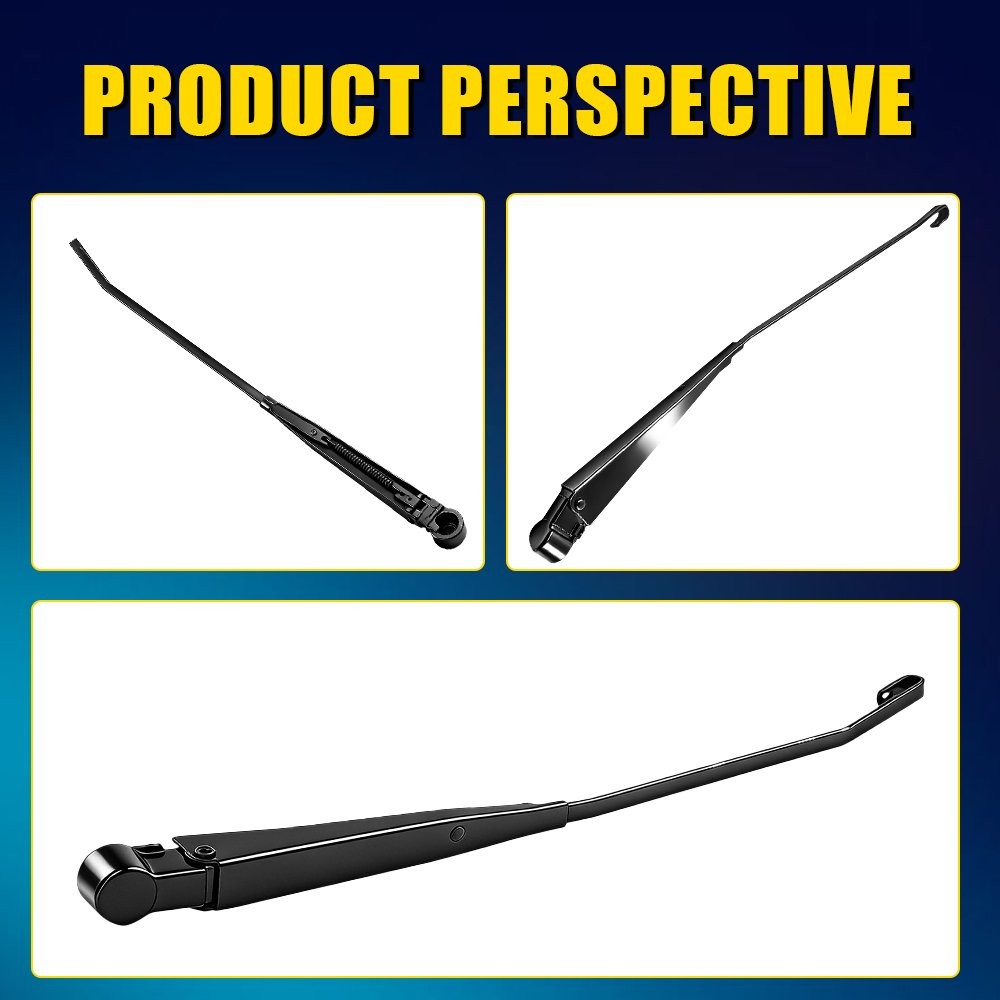 2PCS Front Left & Right Side Windshield Wiper Arm Set For Ford Bronco 1992-1996