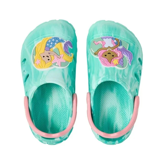 Member's Mark Toddler Girls Water-Friendly Clog Size 11 Mermaid