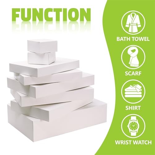 13 Pack Gift Boxes with Lids for Presents, Assorted size Gift Boxes for White