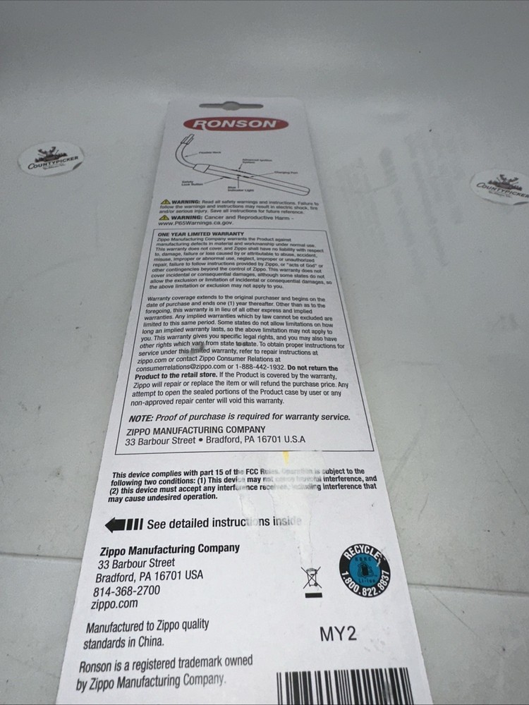 Ronson Rechargeable candle Lighter