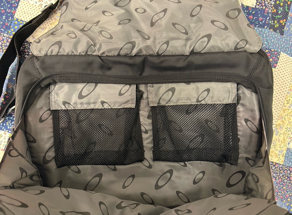 Oakley computer bag 2.0 Black Messenger Tactical Pack w/ Strap Pockets