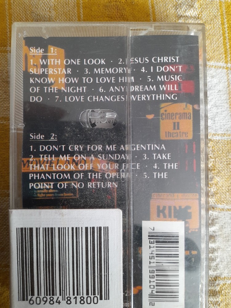JAMES LAST - PLAYS ANDREW LLOYD WEBBER - CASSETTE