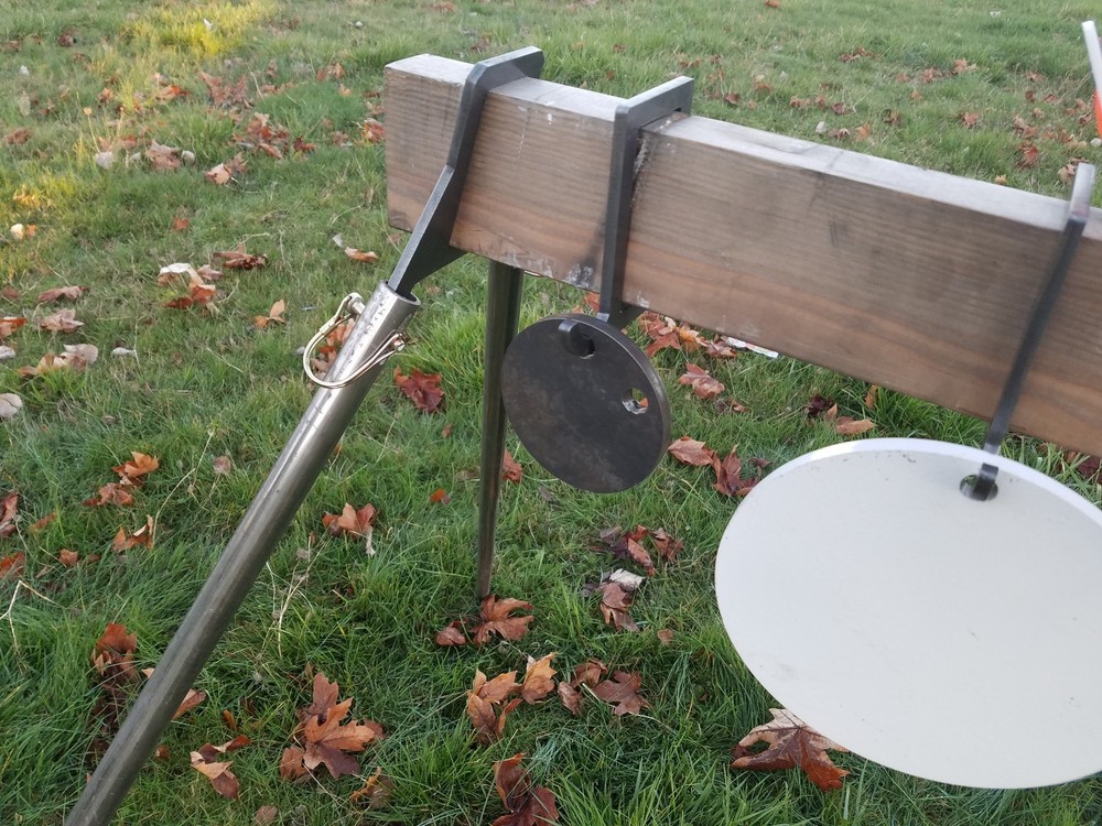 2 X 4 Steel Target Hanger Hook Style Brackets (2 Pack)