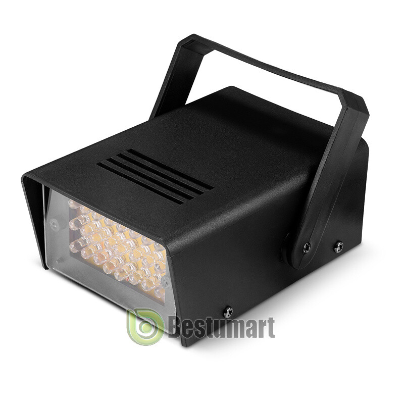 Mini LED Strobe Light 24 Super Bright LED With Variable Speed Control Dance Lamp