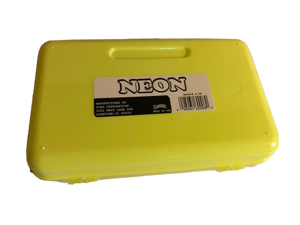Neon Yellow Pencil Case - New