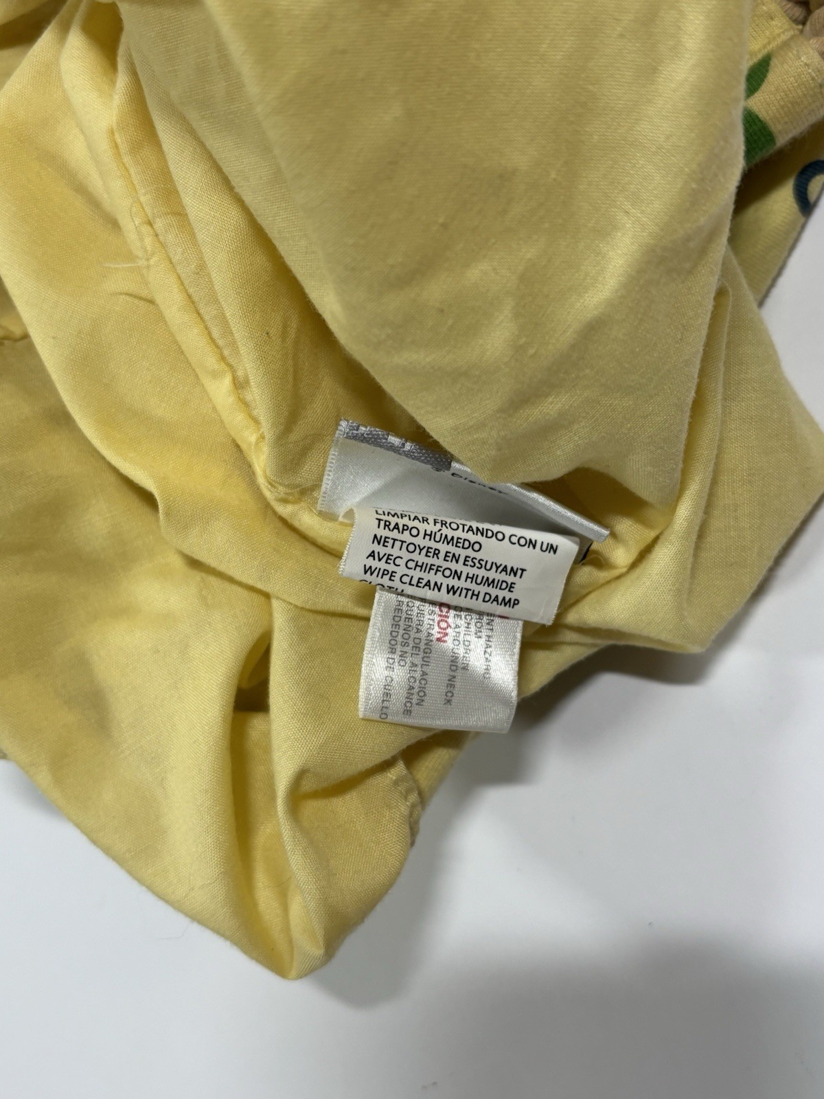 Mickey Mouse Tote Bag Disney World Disneyland Resort Yellow Anchors Rope Handle