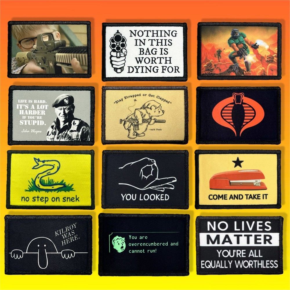 Predator Handshake Patch Morale /Military ARMY Tactical 130