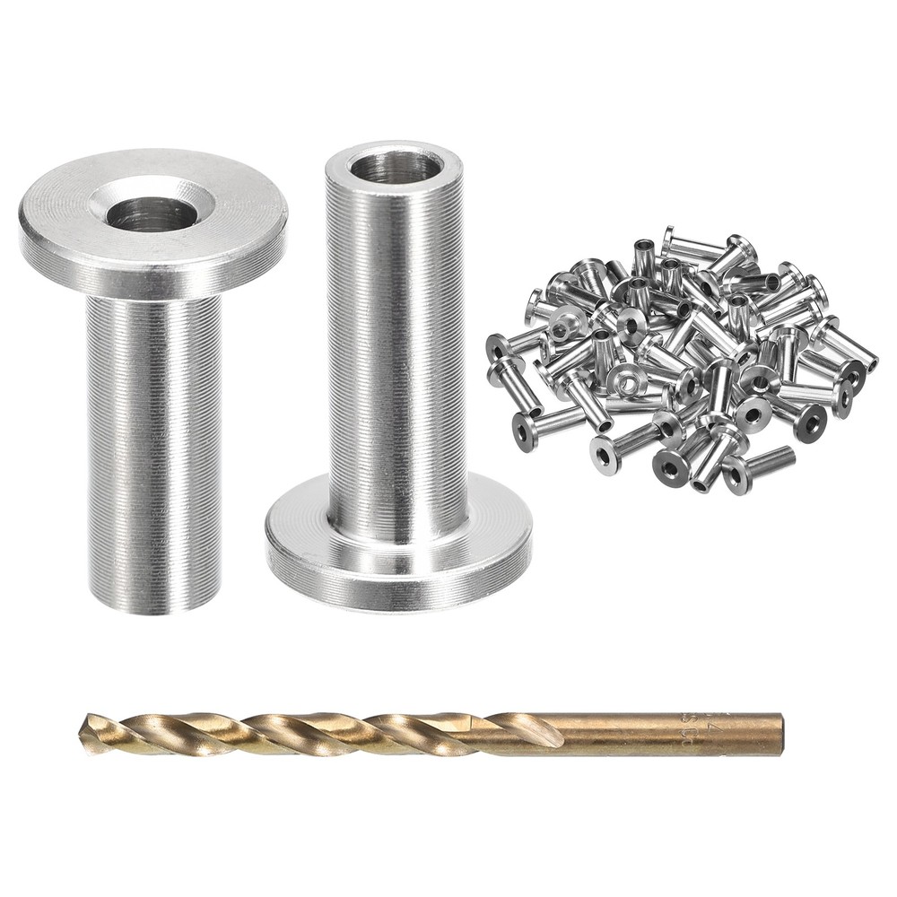 50pcs Stainless Steel Protector Sleeves 1/8" Deck Cable Railing