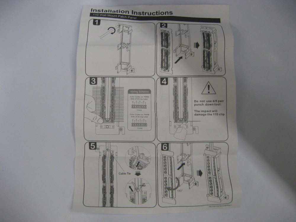 Tripp Lite CAT.5e 110 Wall Mount Patch Panel