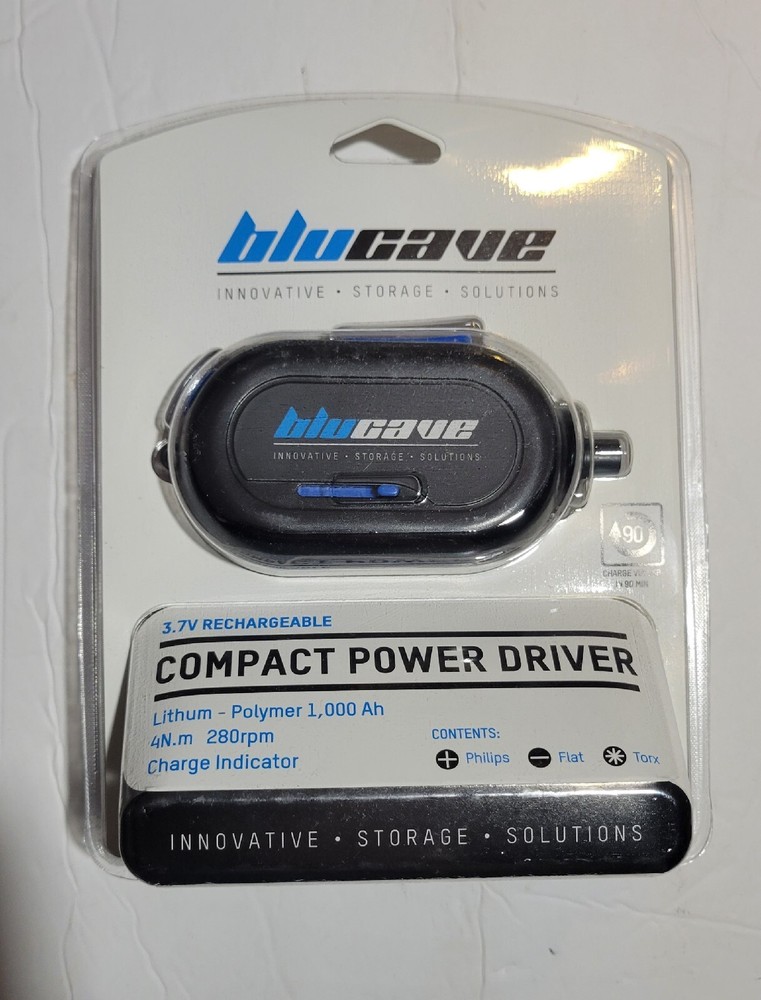BluCave Compact Power Driver - 3.7V Rechargeable Screwdriver
