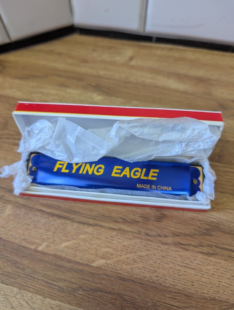 Flying Eagle 16 Hole Harmonica Mouth Harp NEW