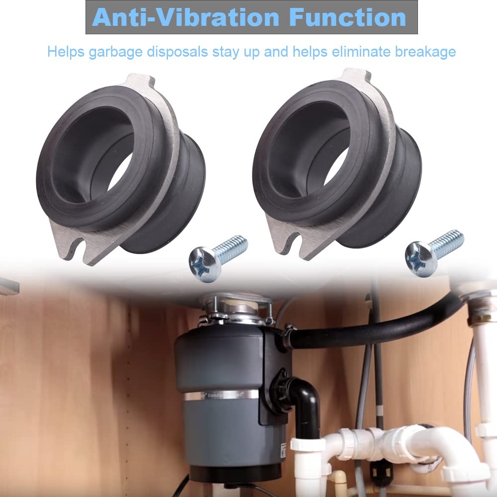 2 Pack Flex Coupler 75499 Garbage Disposal Replacement 0.5 inches, 2 PACK