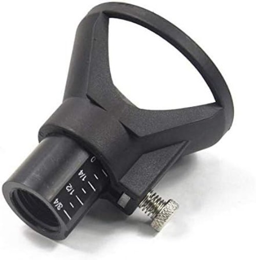 Multi-Functional HSS Router Tool with Cutting Guide and Drills - Compact Design