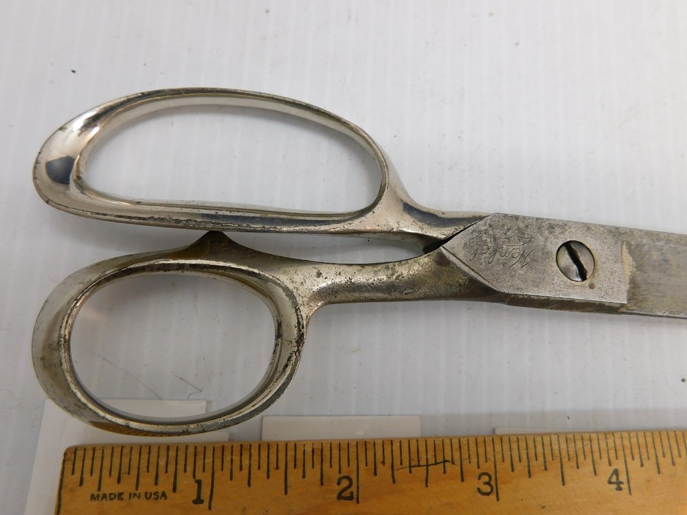 Vintage Heckels 12" Scissors, sewing scissors