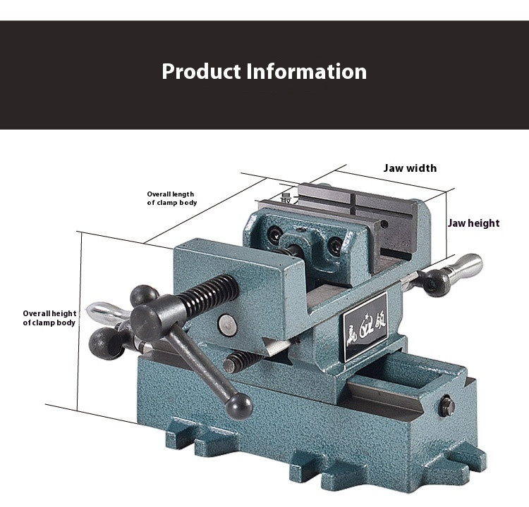 Flat Vise Table Drilling Machine To Milling Machine Bi-directional Movement