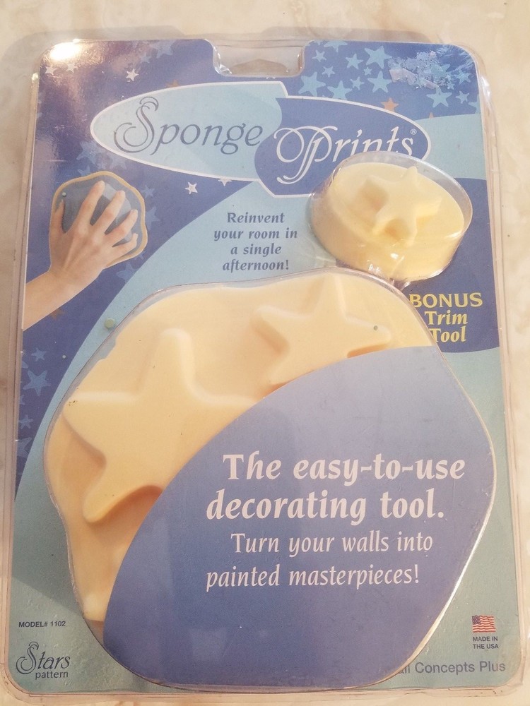 Sponge Prints Strars Pattern Faux Finishing Tool by Wall Concepts Plus 1102