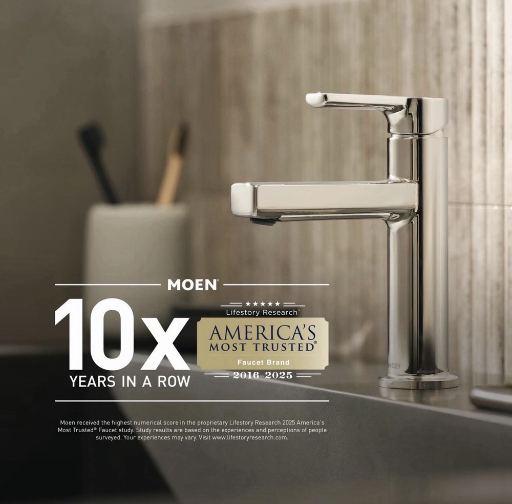 Moen Doux Shower Only Trim Package with 2.5 GPM Single Function Shower TS2202BL
