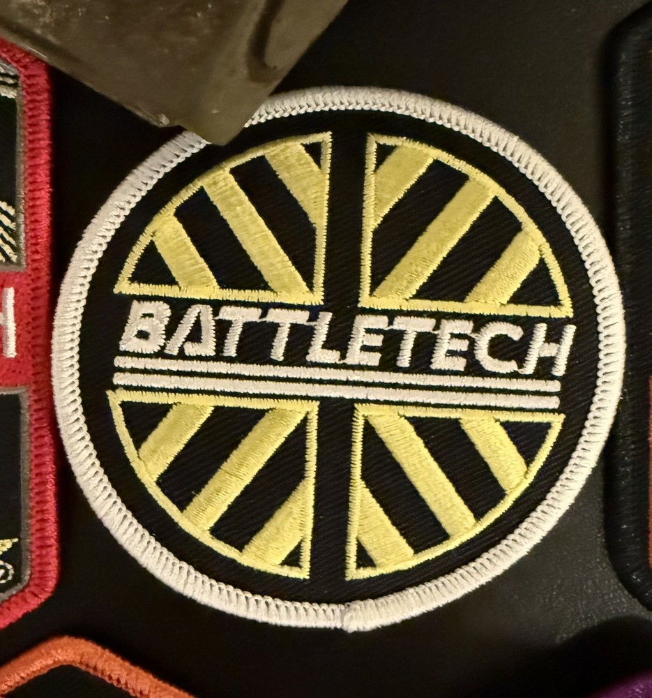 BTC Circle Logo Embroidered Patch BattleTech Virtual World Authentic