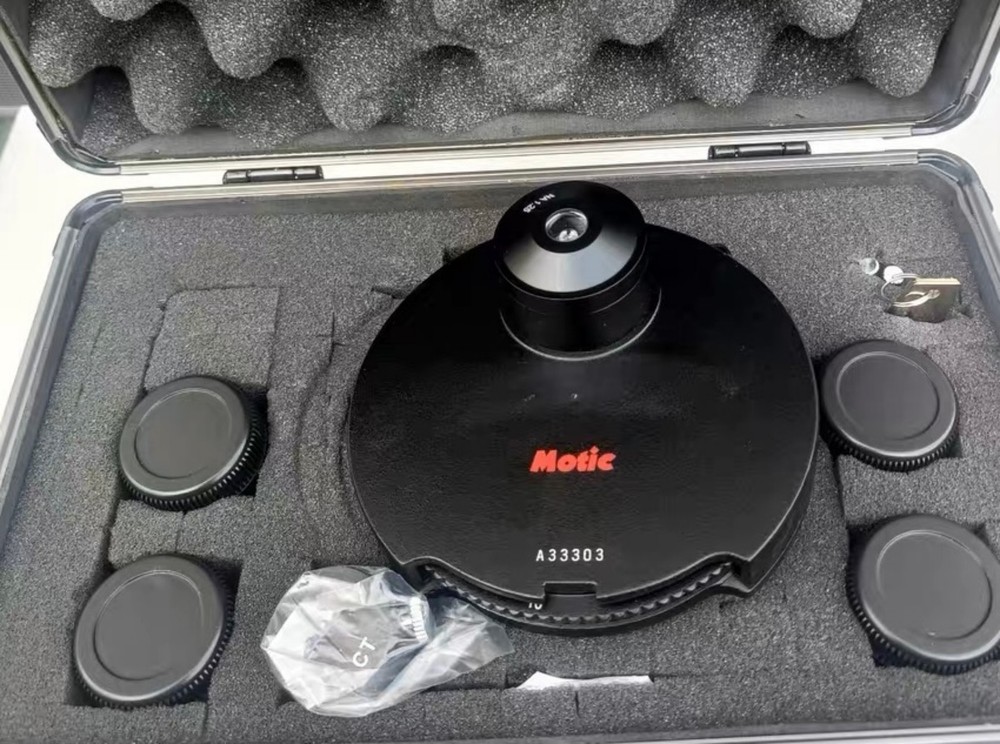 New MOTIC Microscope condenser set Equipped with objective lens packaging A33303