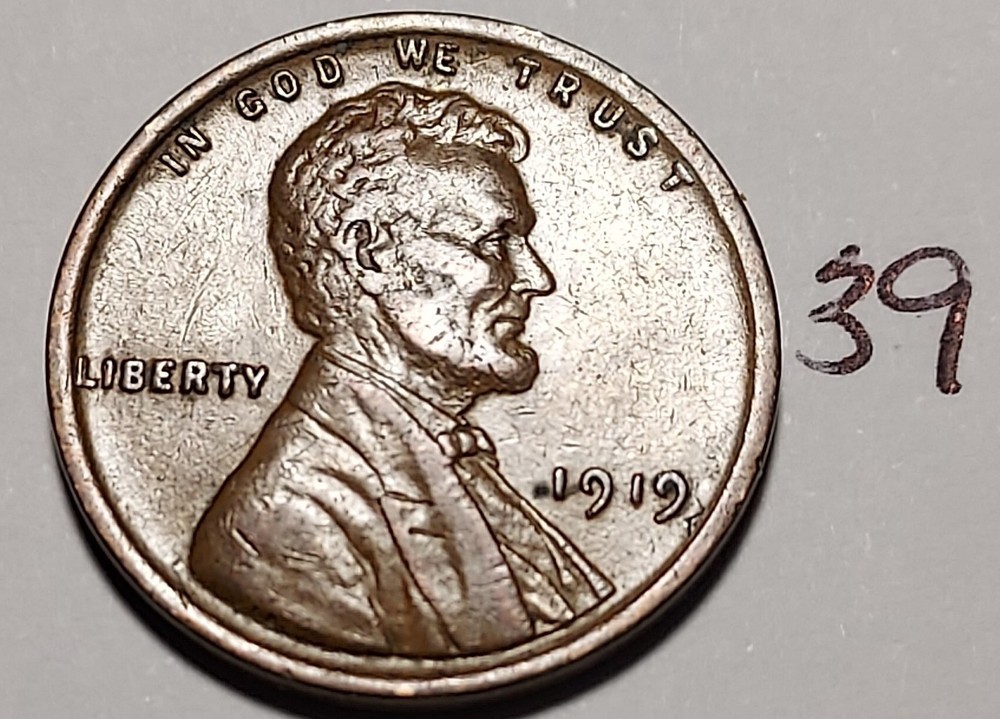 1919 Lincoln Wheat Cent #39